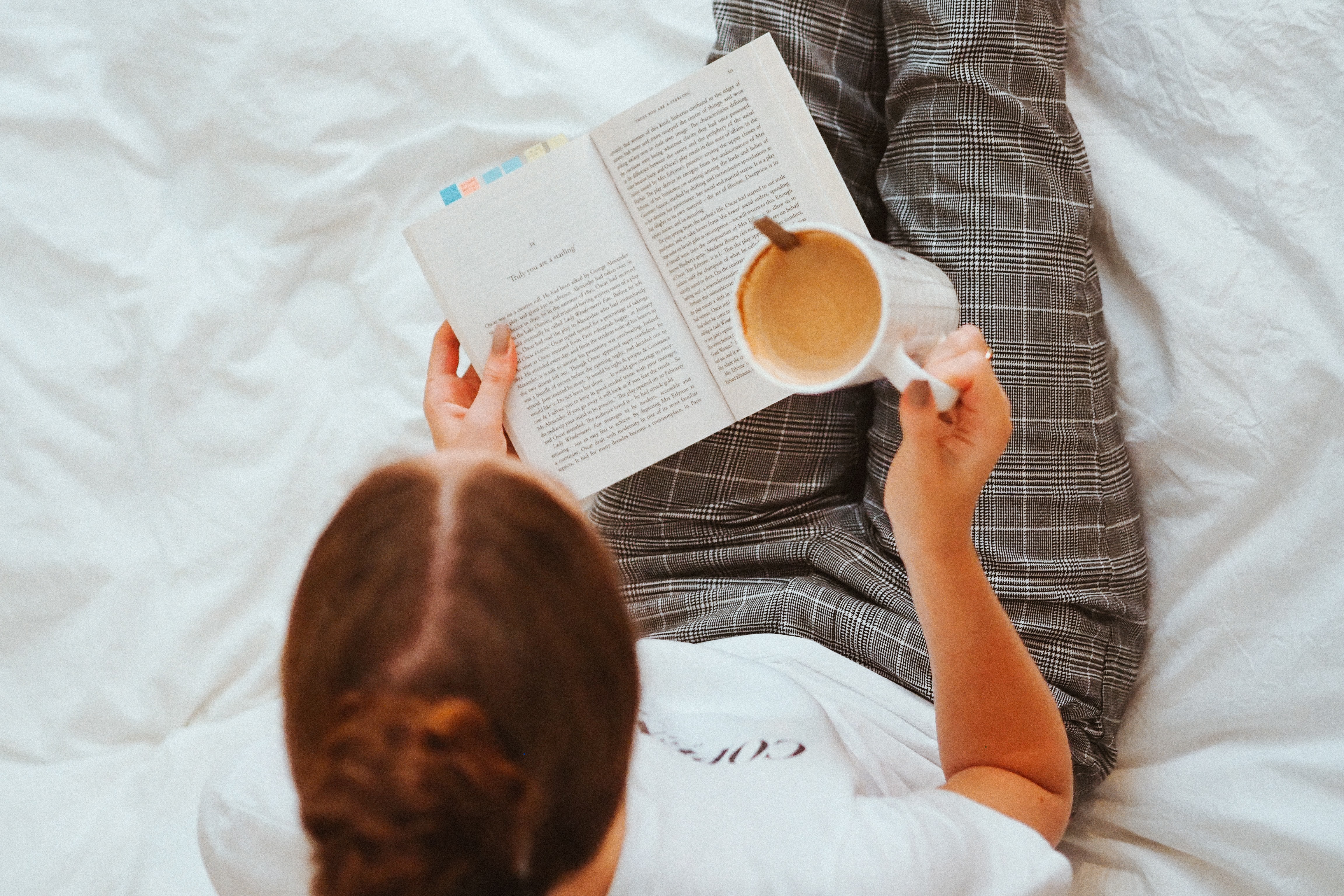 Reading person